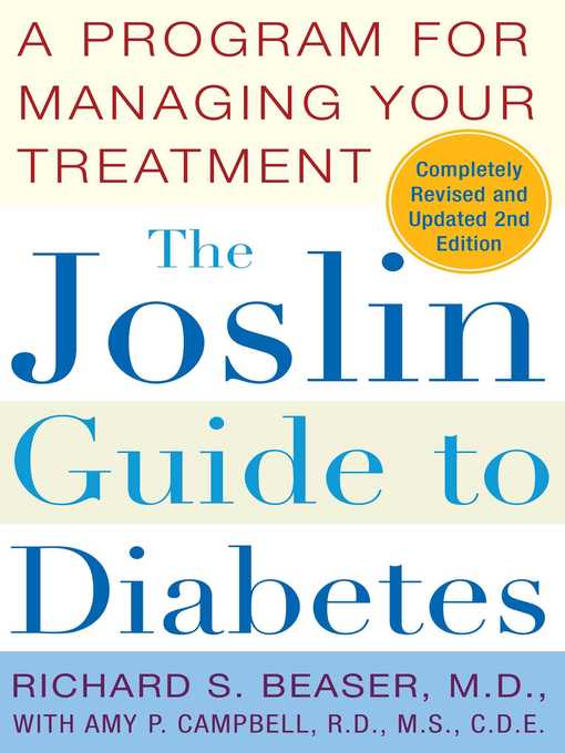 Title details for The Joslin Guide to Diabetes by Richard S. Beaser - Wait list